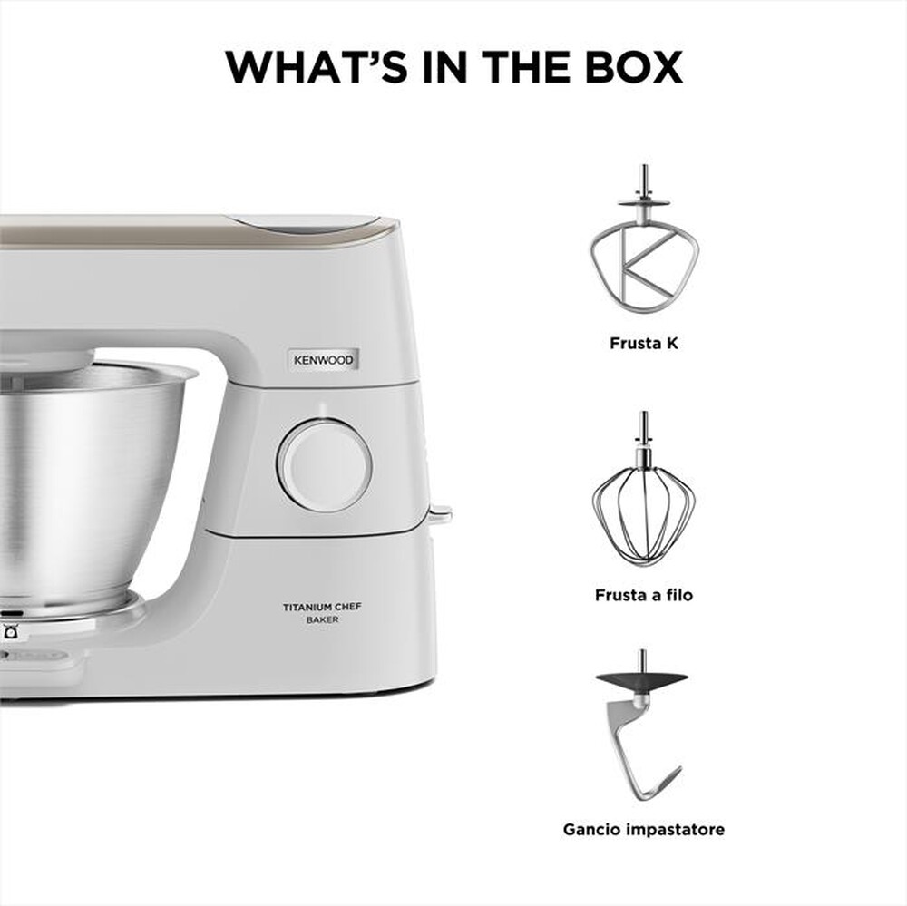 Immagine del prodotto KENWOOD. - Planetaria Titanium Chef Baker KVC65.001SI-SILVER