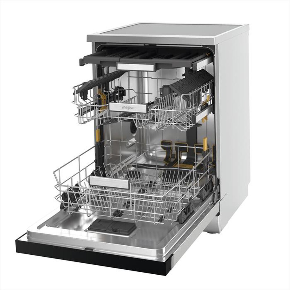 "WHIRLPOOL - Lavastoviglie W7F HS41 X Classe C 15 coperti-Acciaio inossidabile"