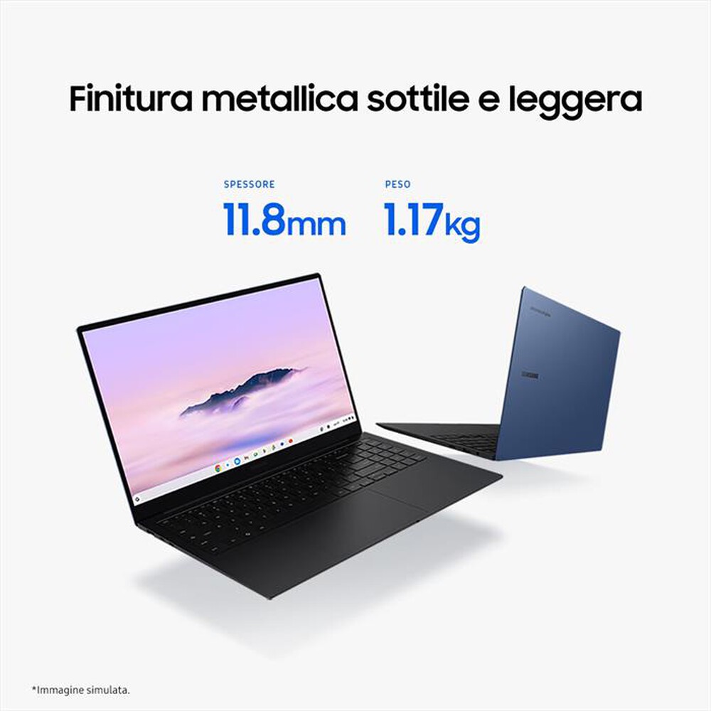 Immagine del prodotto SAMSUNG - CHROMEBOOK PLUS XE550XGA-KC1IT-Silver