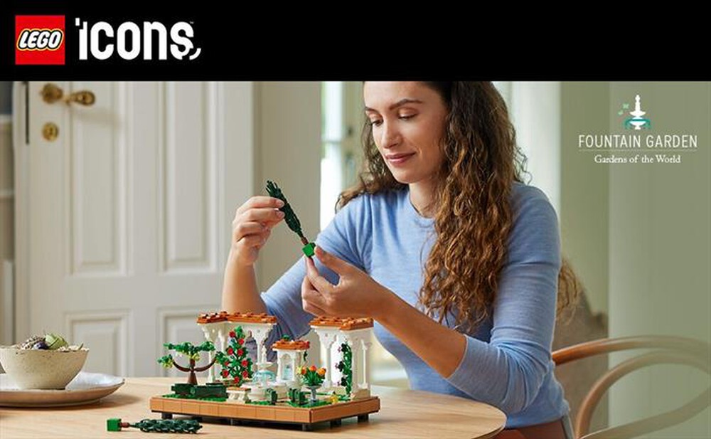 Immagine del prodotto LEGO - ICONS Il giardino della fontana 10359
