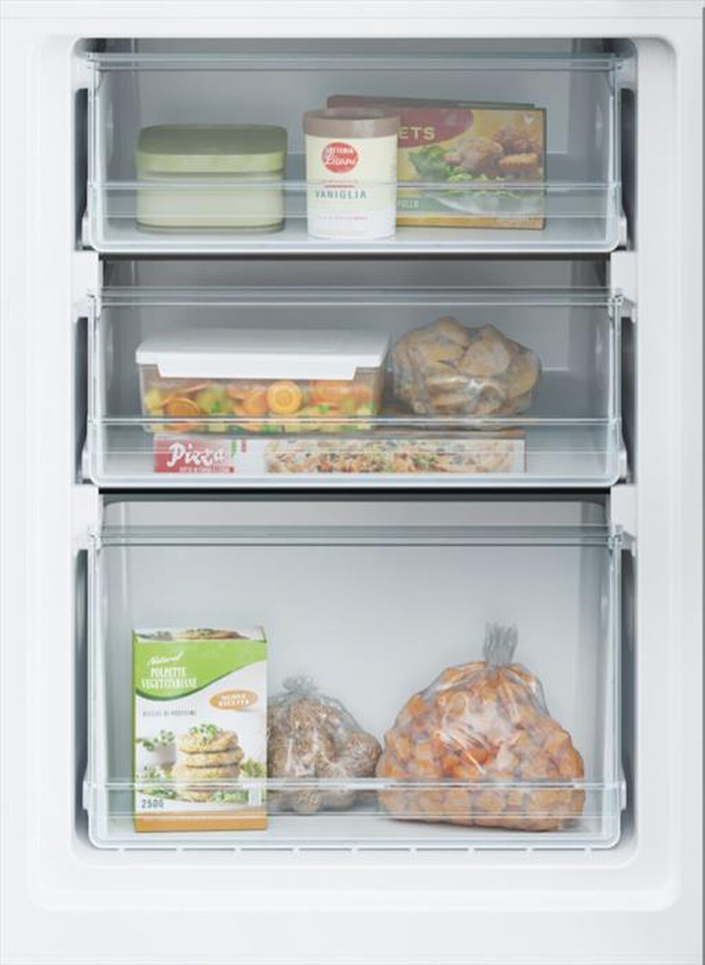 Immagine del prodotto CANDY - Frigorifero combinato CCT3L517ES Classe E 260 lt-Argento