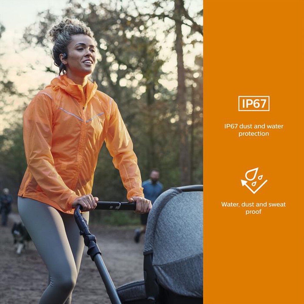 "PHILIPS - Cuffie Sport conduzione ossea TAA6606BK/00-Nero"
