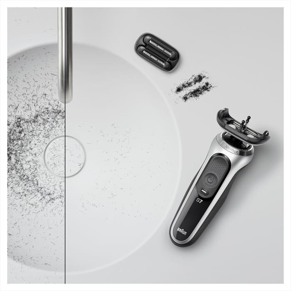 "BRAUN - EasyClick Rifinitore Effetto Barba Incolta-Nero"