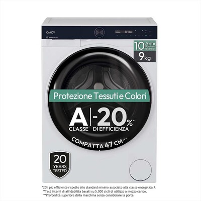 CANDY - Lavatrice BS 49SB8-S 9 Kg Classe A-Bianco