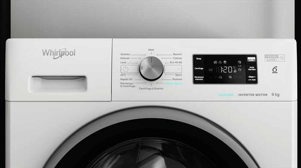 "WHIRLPOOL - Lavatrice FRESHCARE FFB R8529 BSV IT 9 Kg Classe B-Bianco"