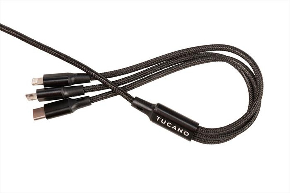 "TUCANO - MULTI USB 3-IN-1 CHARGING CABLE-Nero"