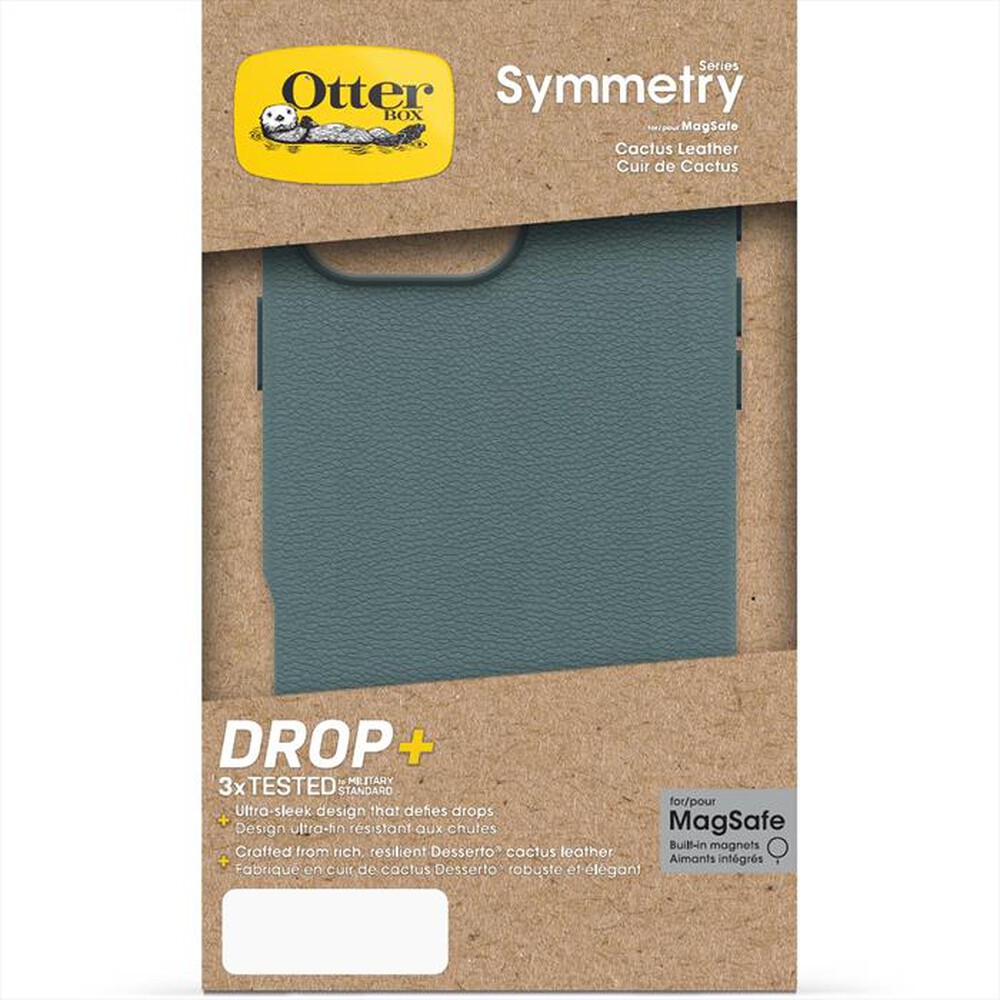 "OTTERBOX - SYMMETRY CACTUS LEATHER CUSTODIA IPHONE 16 PRO MAX-Verde"