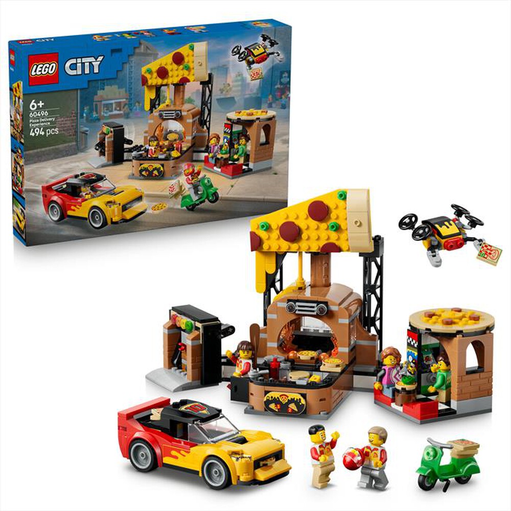 Immagine del prodotto LEGO - CITY Centro di consegna pizze con veicoli - 60496