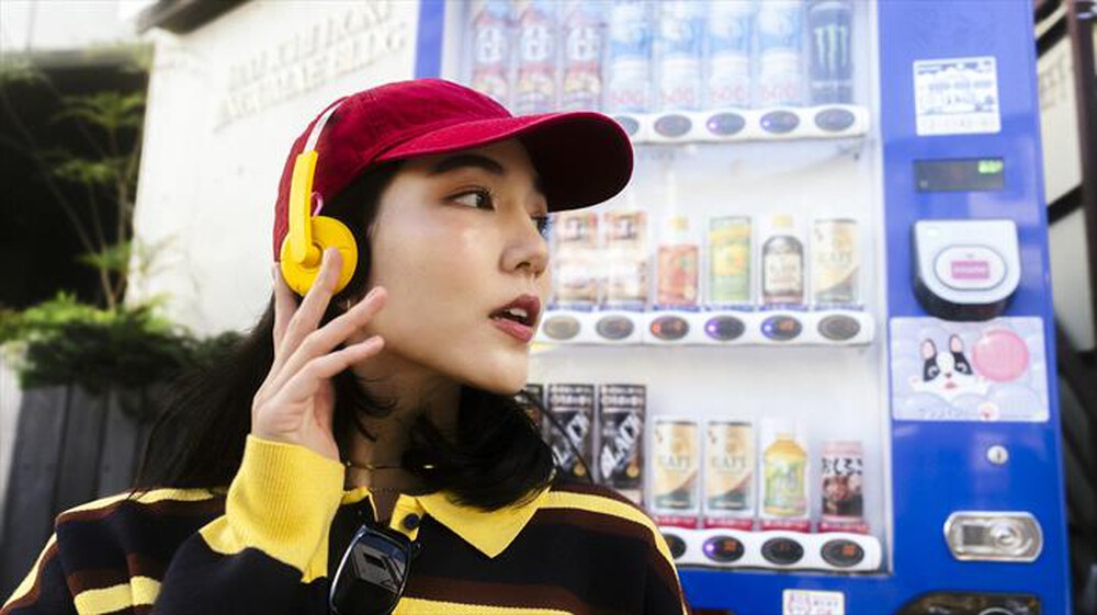 Immagine del prodotto PHILIPS - Cuffie wireless on-ear Moving Sound TAMS1YL/00-Yellow