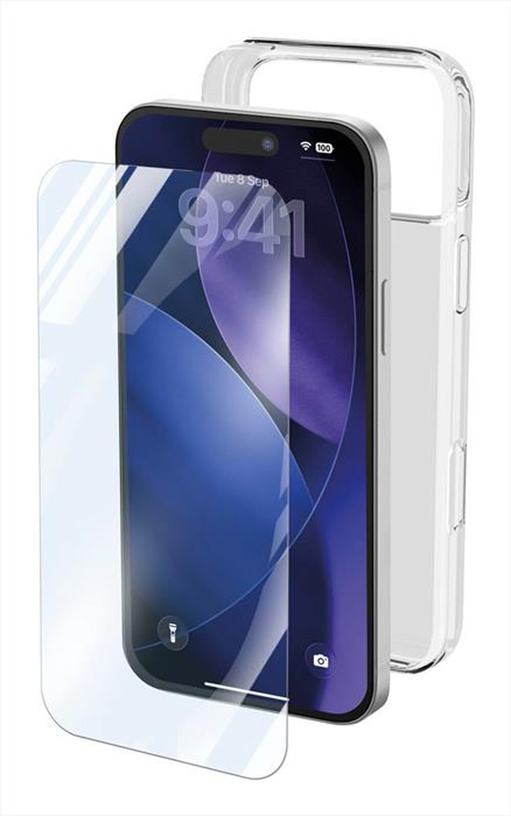 Immagine del prodotto CELLULARLINE - PROTECTION KIT per iPhone 18 Pro-Trasparente