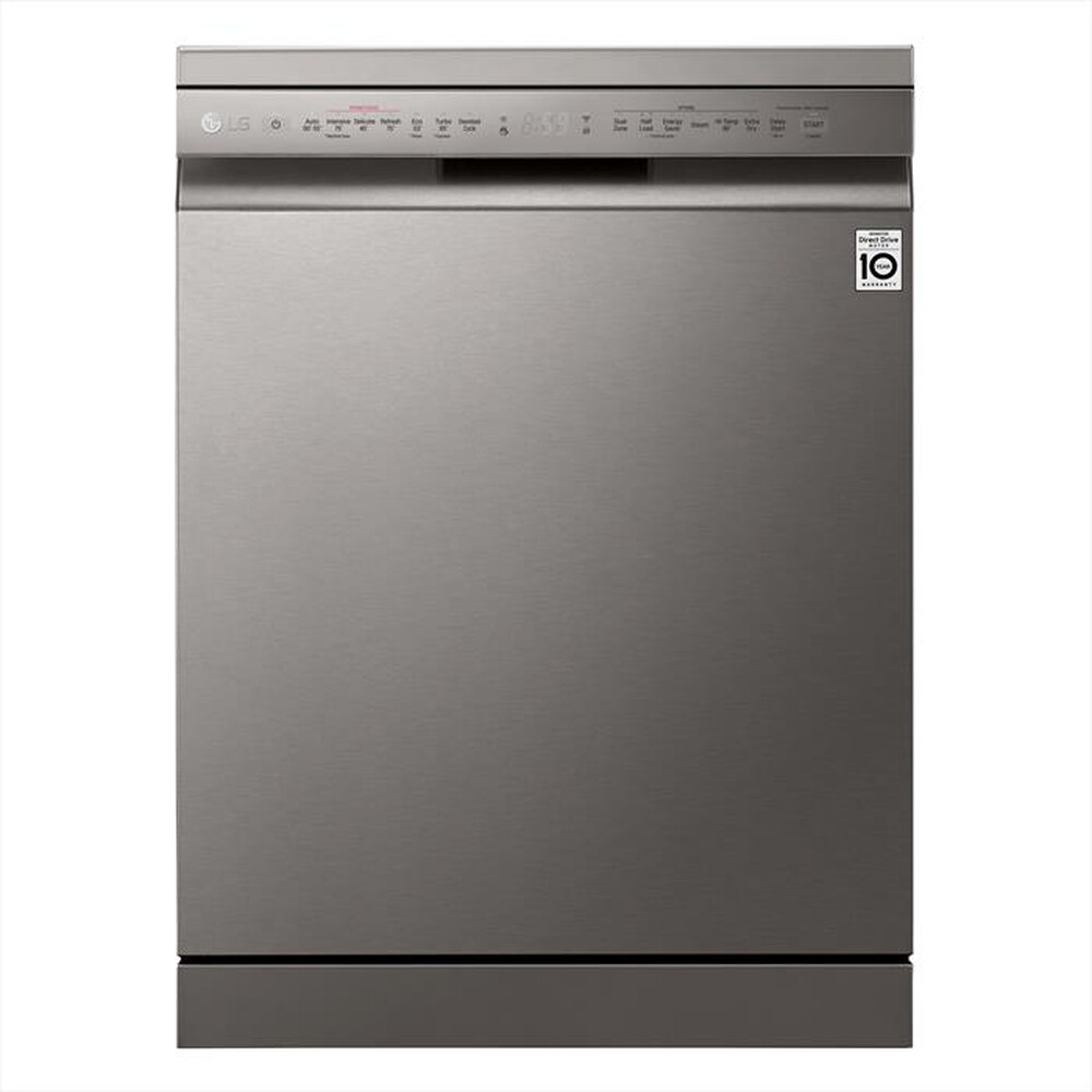 "LG - Lavastoviglie DF222FPS Classe E 14 coperti-Platinum Silver"