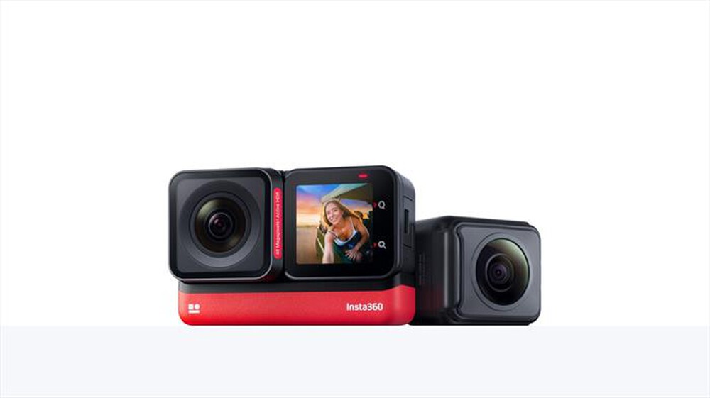 "INSTA360 - Action cam INSTA360 ONE RS TWIN EDITION-Nero/Rosso"