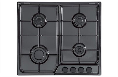DE LONGHI - Piano cottura a gas FFN 46 ASV 4 fuochi 58cm-nero