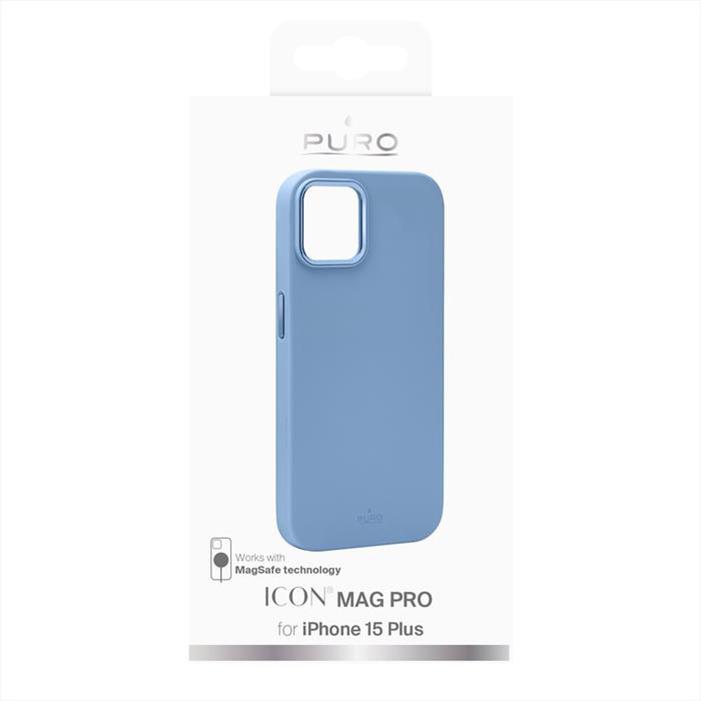 Immagine del prodotto PURO - Cover PUIPC1567ICONMPLBL per iPhone 15 Plus-Azzurro