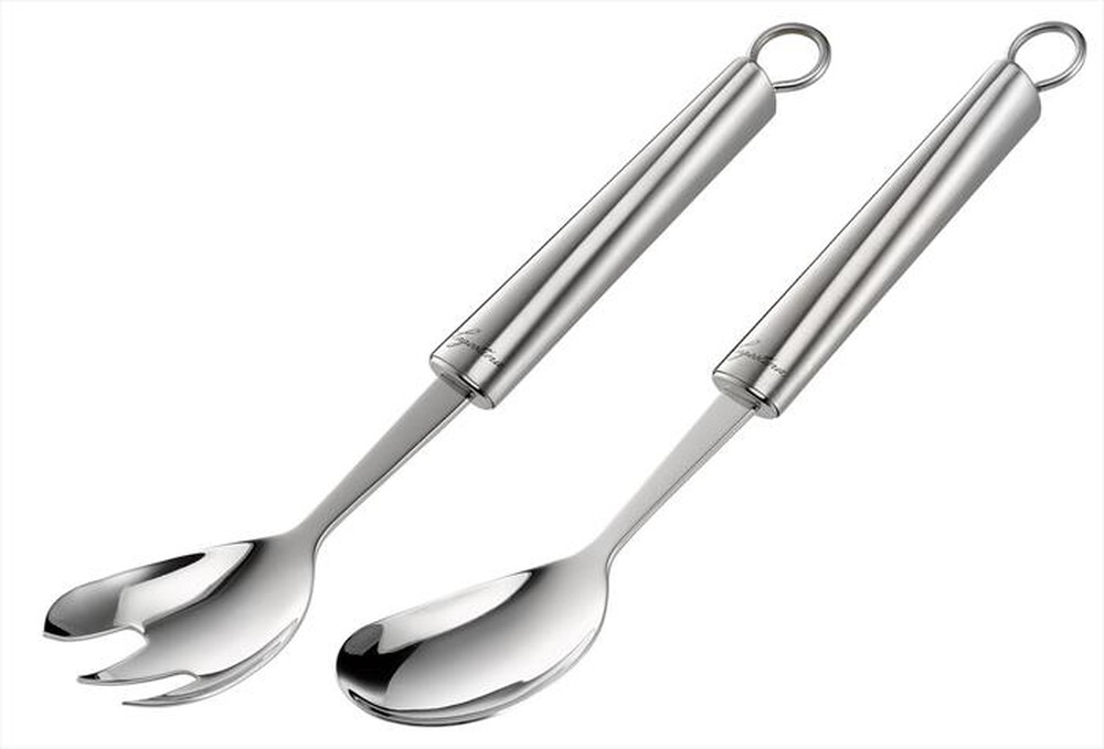 "LAGOSTINA - Coppia posate insalata cm 26 012335621802-Argento"