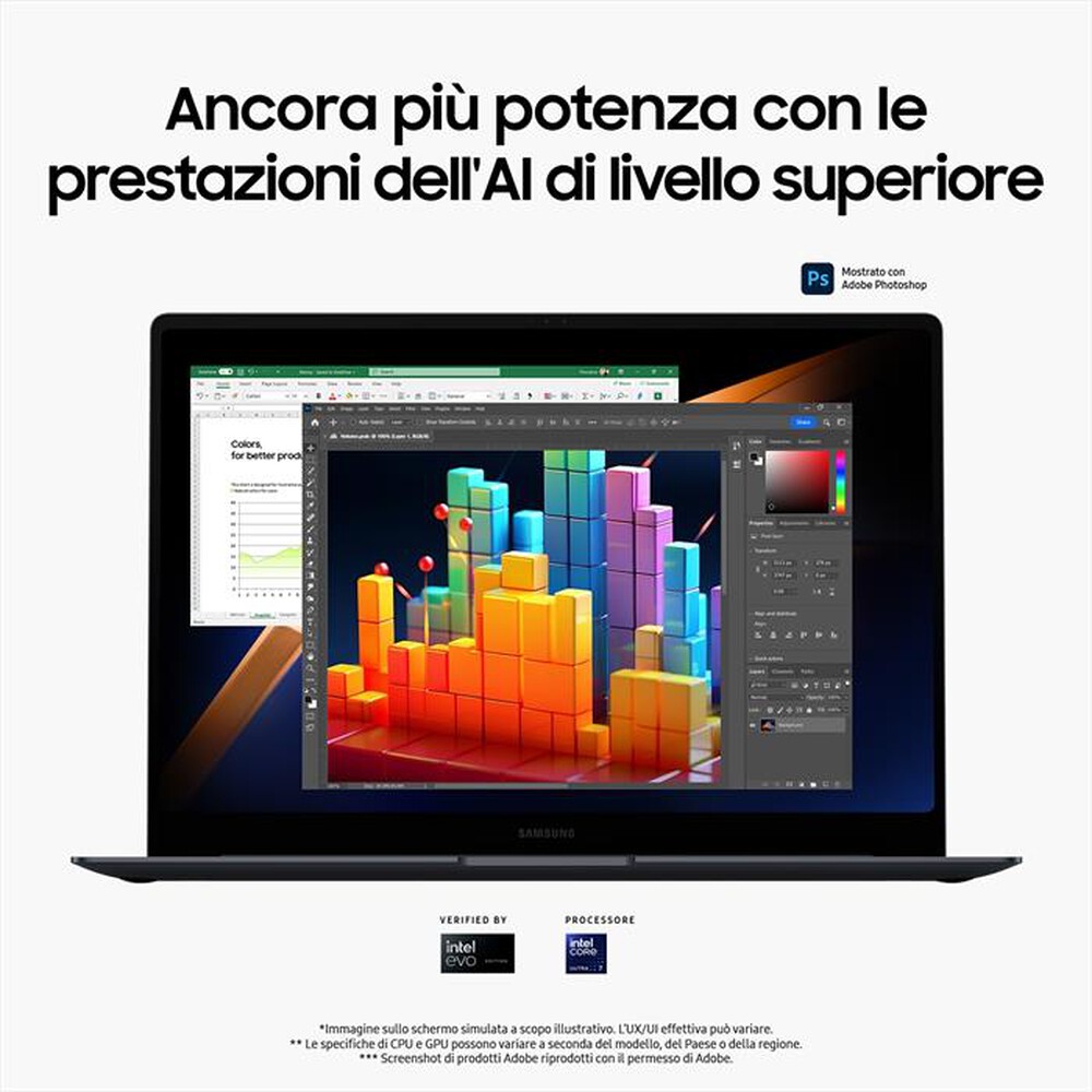 Immagine del prodotto SAMSUNG - Notebook GALAXY BOOK4 PRO-Moonstone Gray