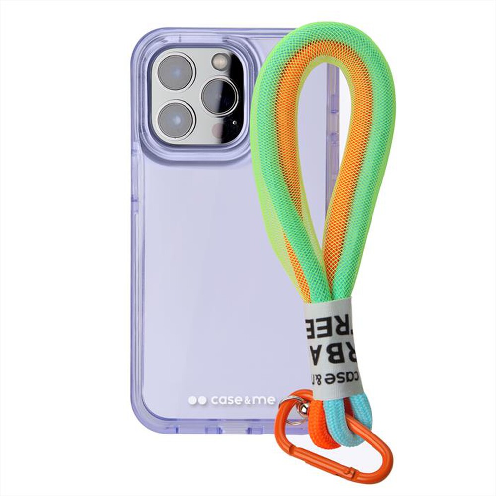"CASEME - Cover CMCOVFLUOIP1461PV per iPhone 14 Pro-Viola"