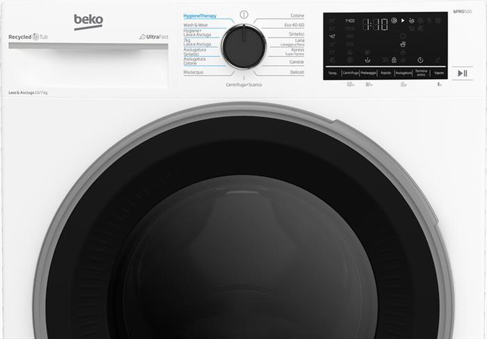 "BEKO - Lavasciuga BDT510744S 10/7 Kg Classe A-Bianco"