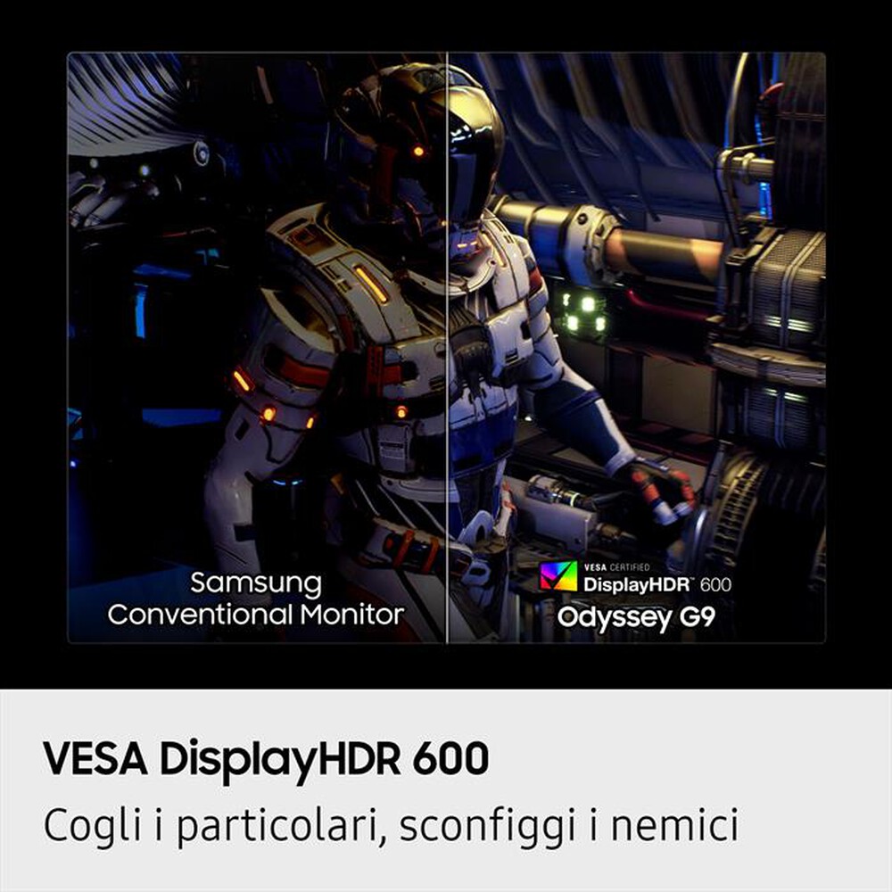 Immagine del prodotto SAMSUNG - MONITOR GAMING ODYSSEY G9 - G91F DA 49'' DQHD-Black