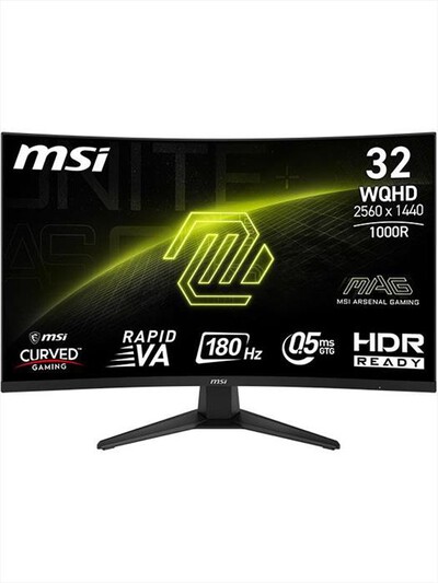 MSI - Monitor LED 31,5" MAG 325CQF-Nero