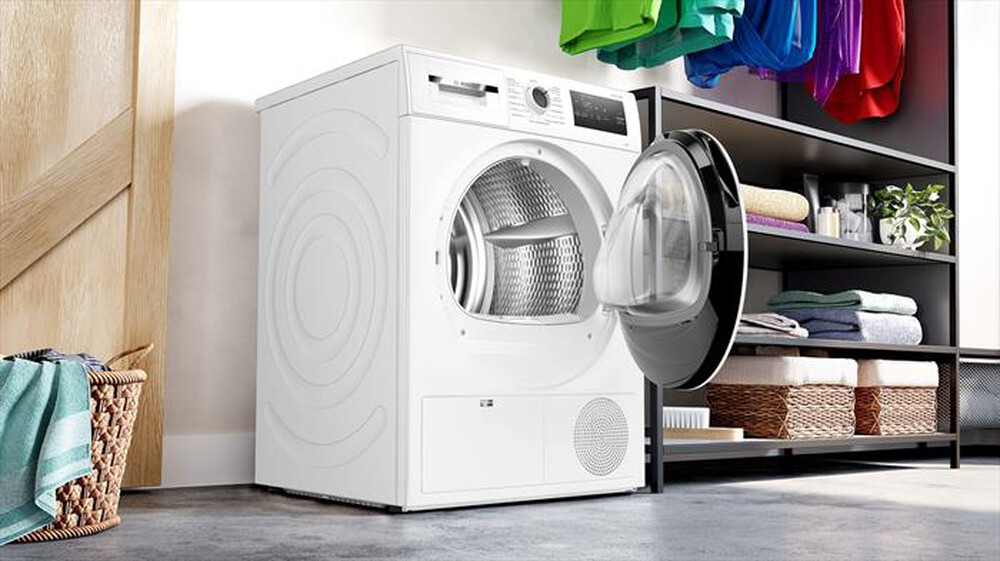 "BOSCH - Asciugatrice SERIE 4, 8 KG CLASSE A++ WTH85208II-Bianco"