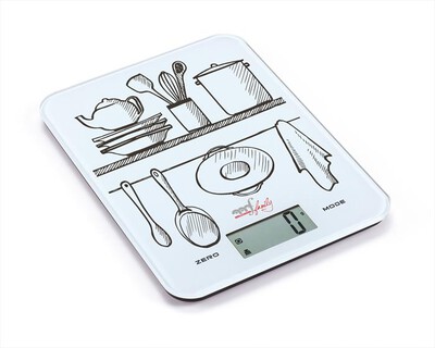 MELCHIONI - Bilancia da cucina GLASS-bianco