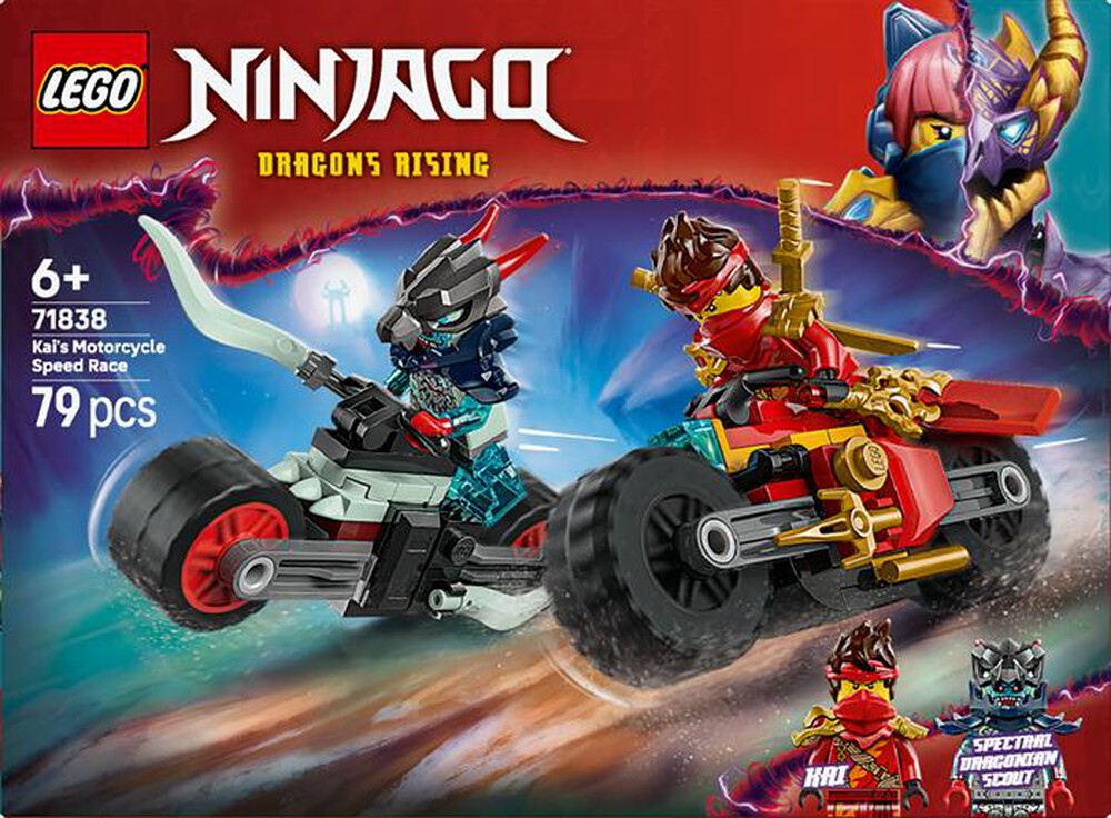 "LEGO - GARA DI VELOCIT SULLA MOTO DI KAI-,"