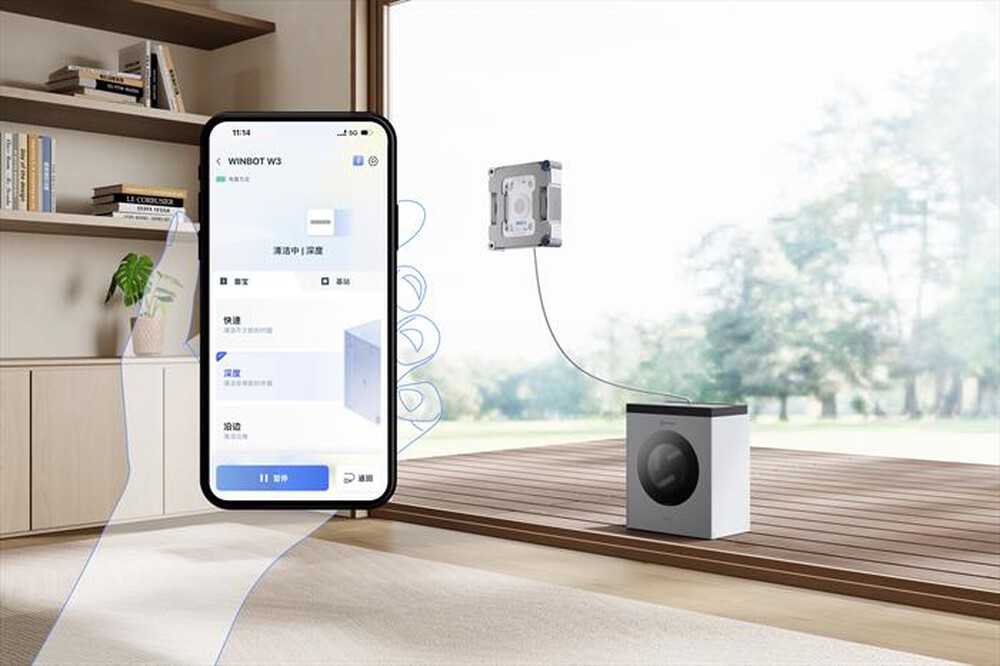 Immagine del prodotto ECOVACS - WINBOT W3 OMNI EU-Argento, Bianco