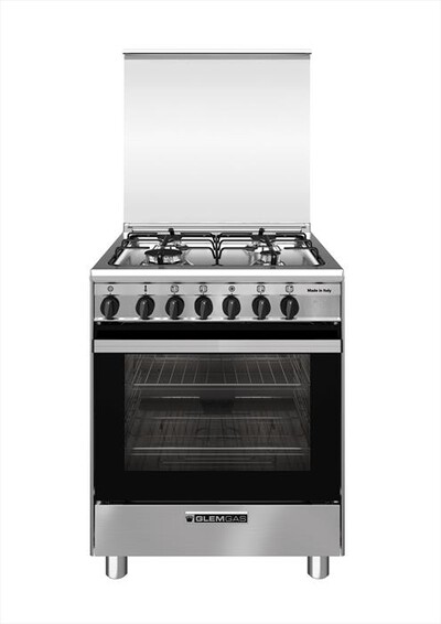 GLEM GAS - Cucina a gas SA66IX Classe A-Inox