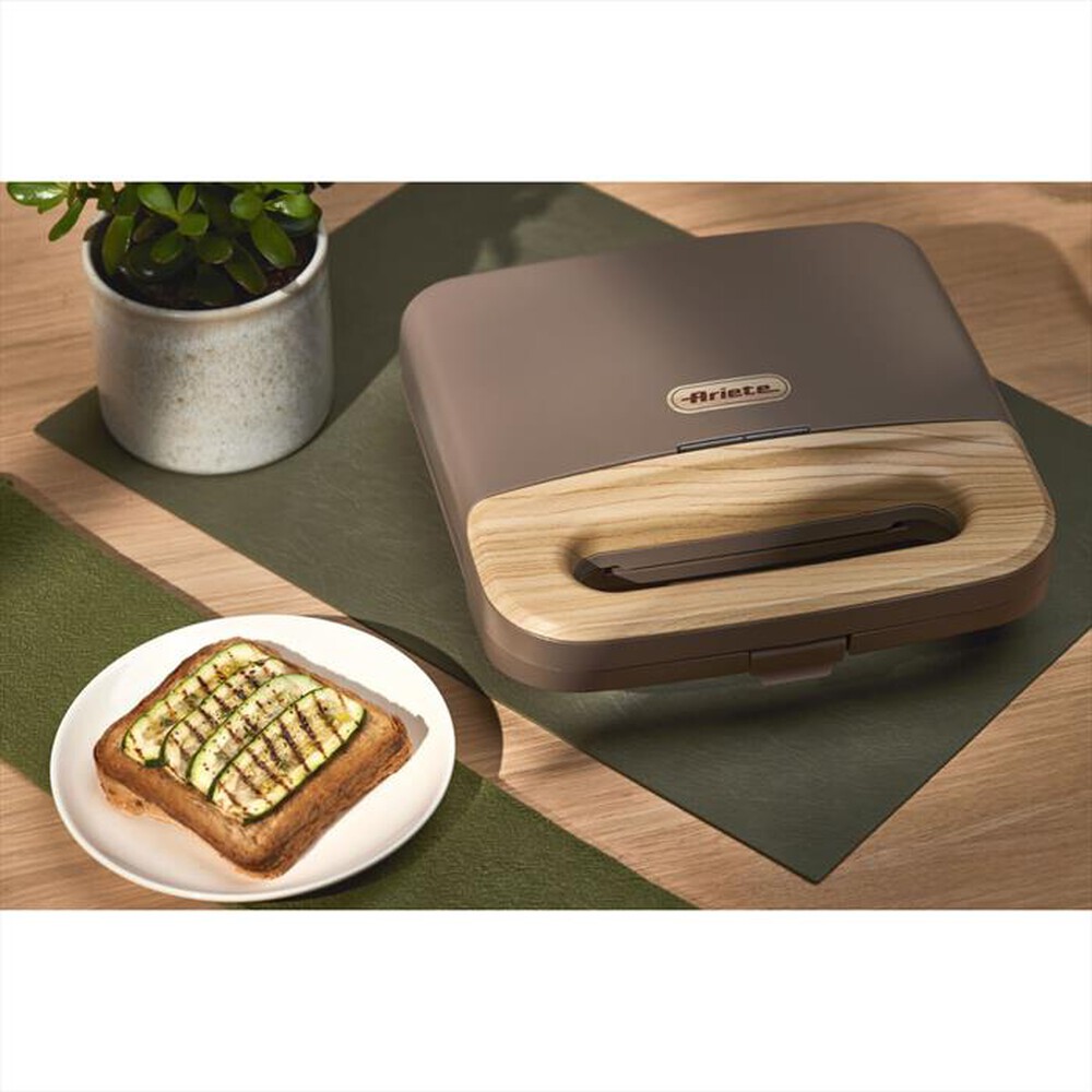 Immagine del prodotto ARIETE - Tostiera BREAKFAST WOOD 1971-Beige, Marrone