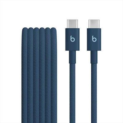 BEATS BY DR.DRE - CAVO USB-C/USB-C IN TESSUTO INTRECCIATO 1,5M-Blu burrasca