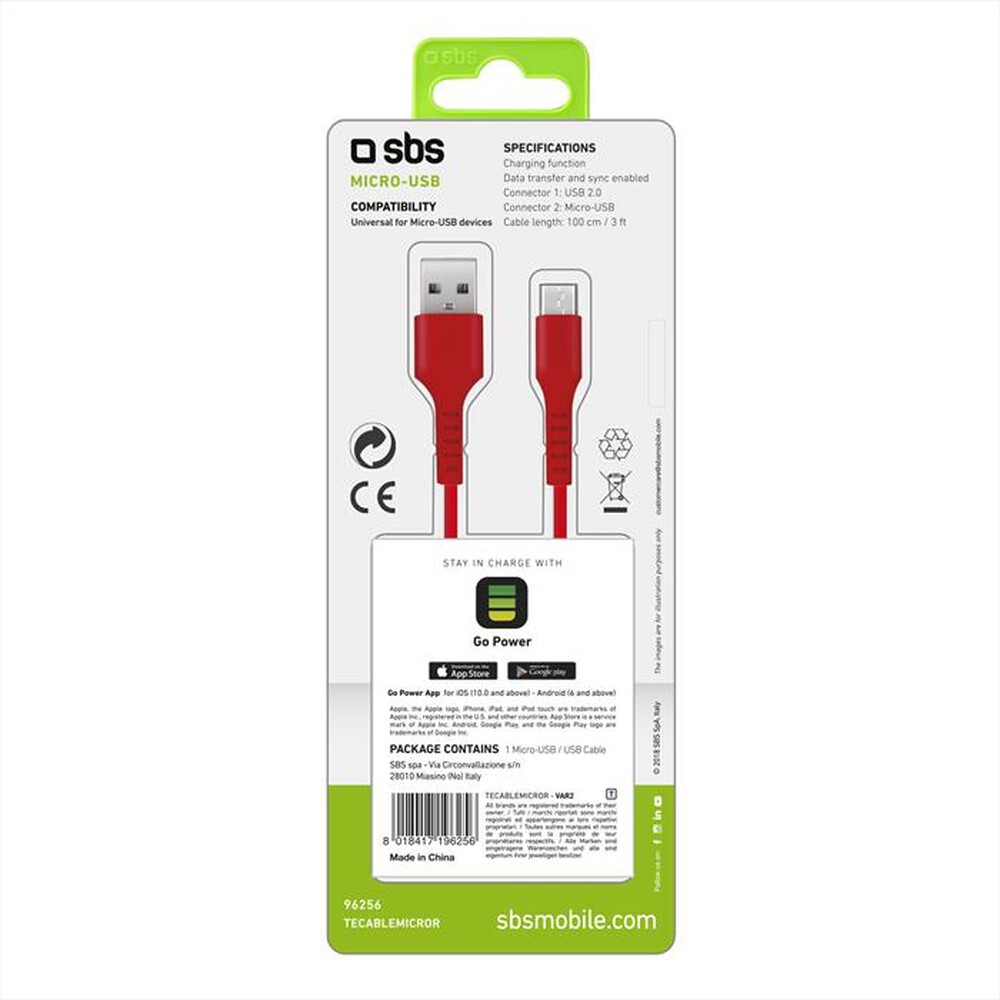 "SBS - TECABLEMICROR-Rosso"