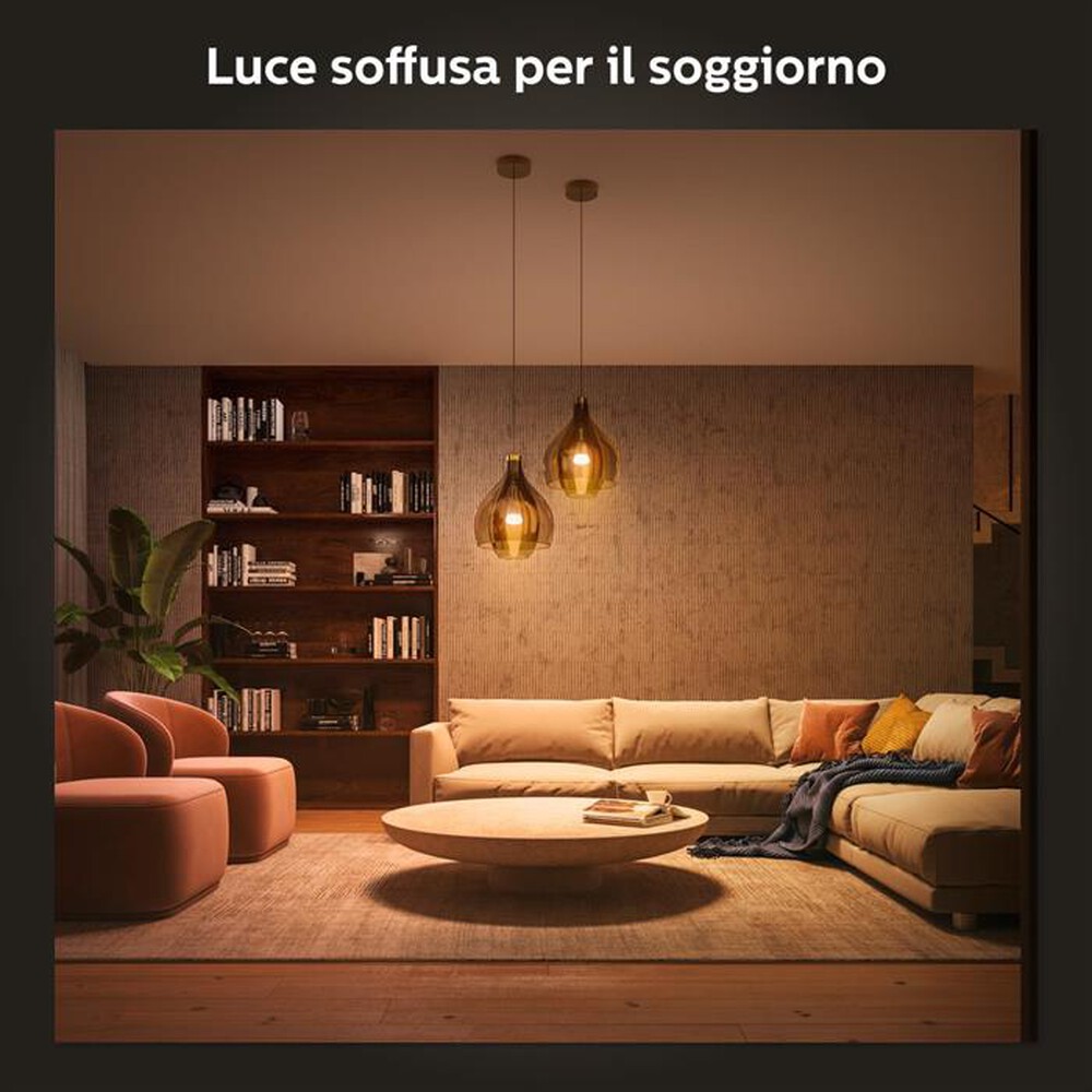 "PHILIPS - HUE WHITE, 2 FARETTI SMART, CONTROLLO VOCALE-Bianco"