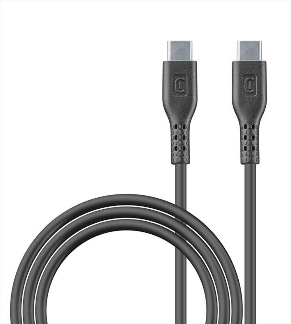 "CELLULARLINE - USB CABLE 5A - USB-C TO USB-C-Black"