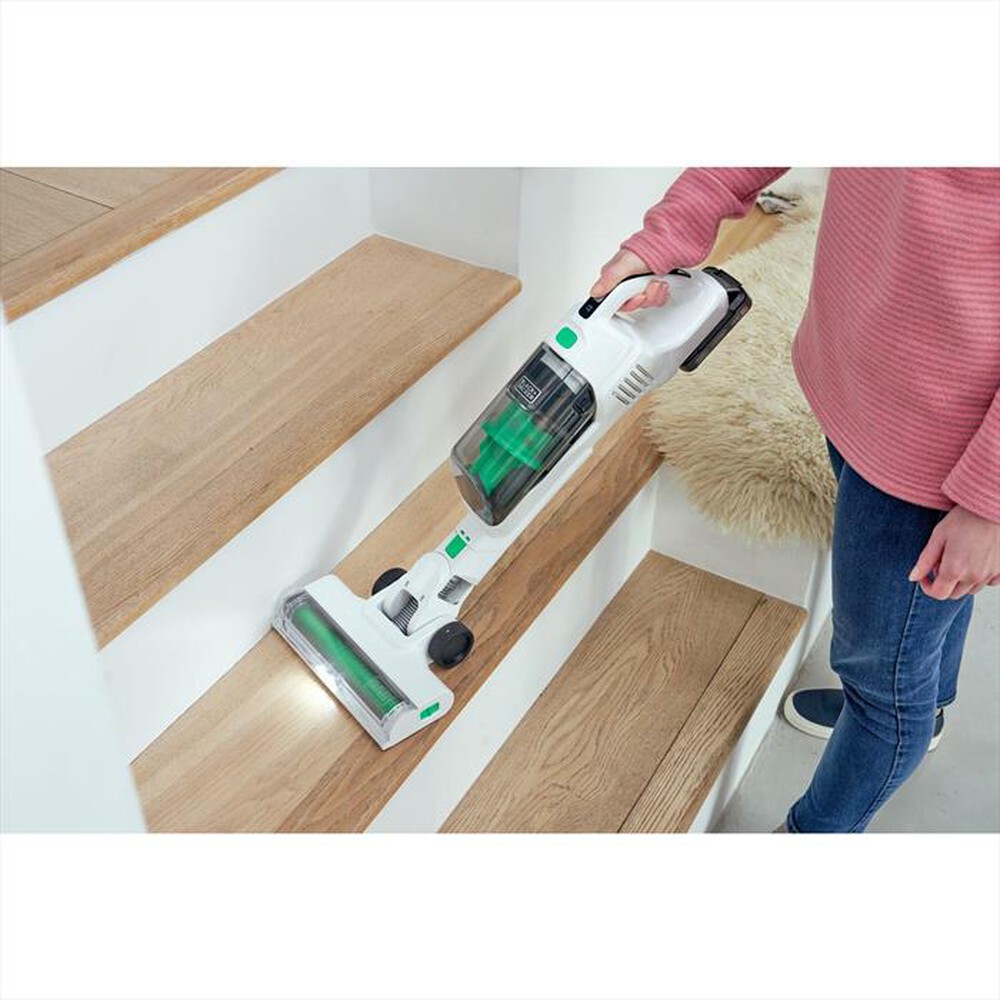 "BLACK & DECKER - Scopa elettrica REVSV18D1HF-BIANCO / VERDE"