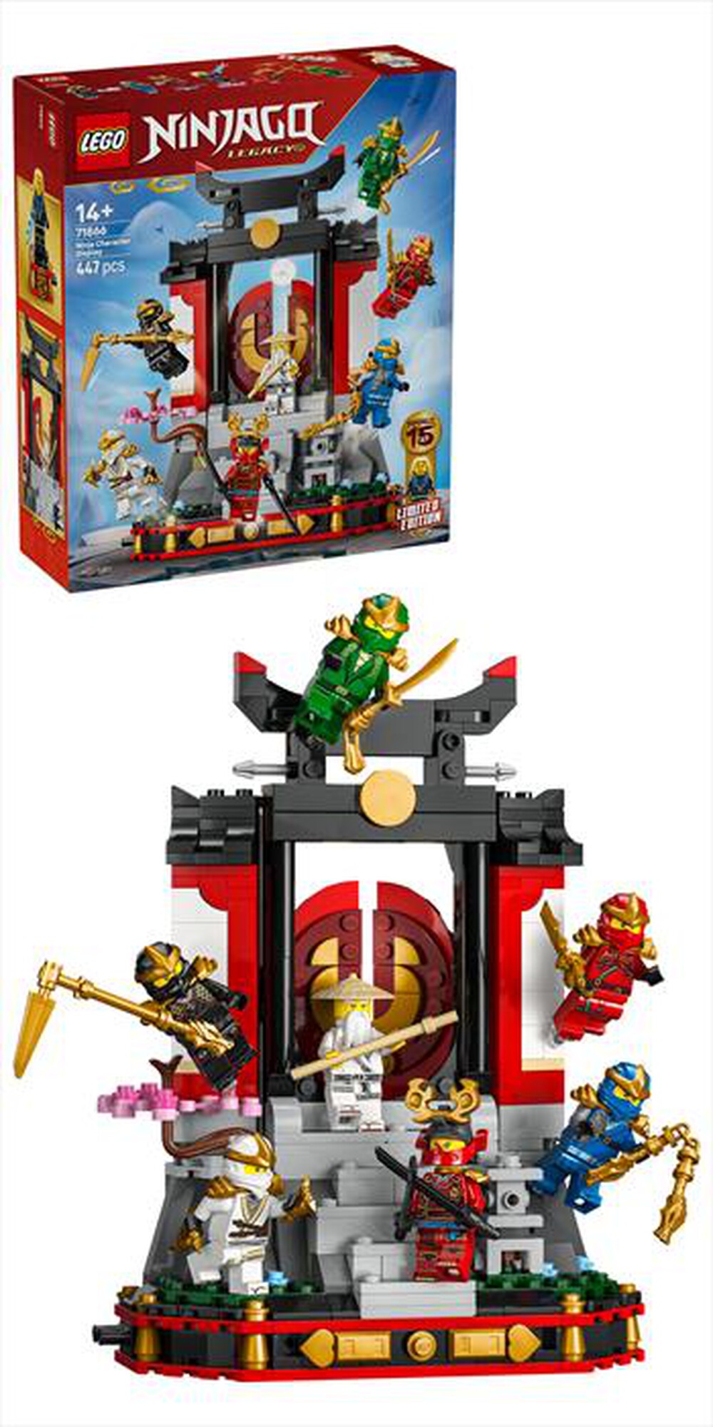 Immagine del prodotto LEGO - NINJAGO Display personaggi Ninja &ndash; 15&deg; ann - 71866