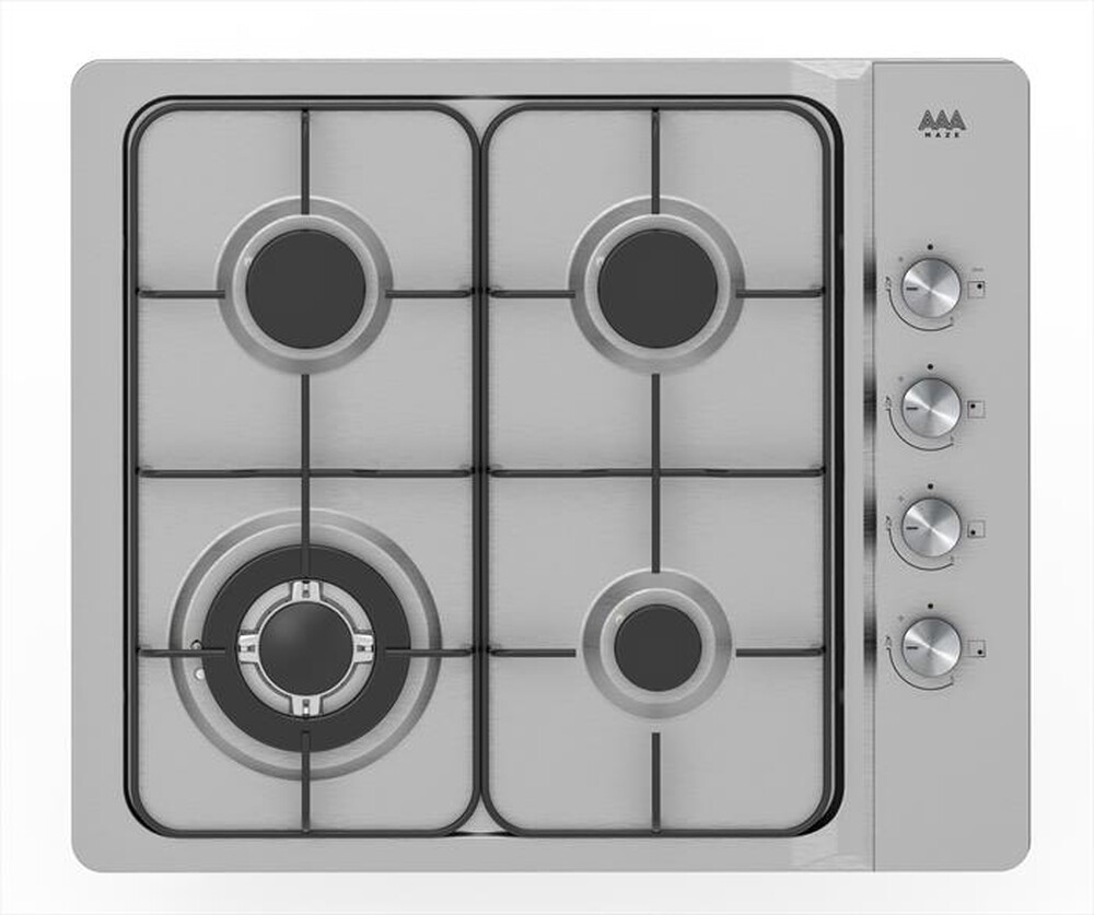 "AAAMAZE - Piano cottura a gas AMGH60L43 59 cm-Inox"