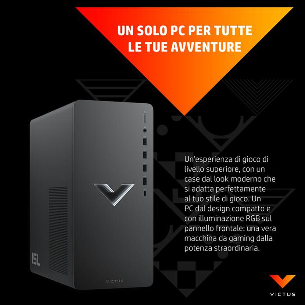 "HP - Desktop VICTUS TG02-0014NL-Mica Silver"