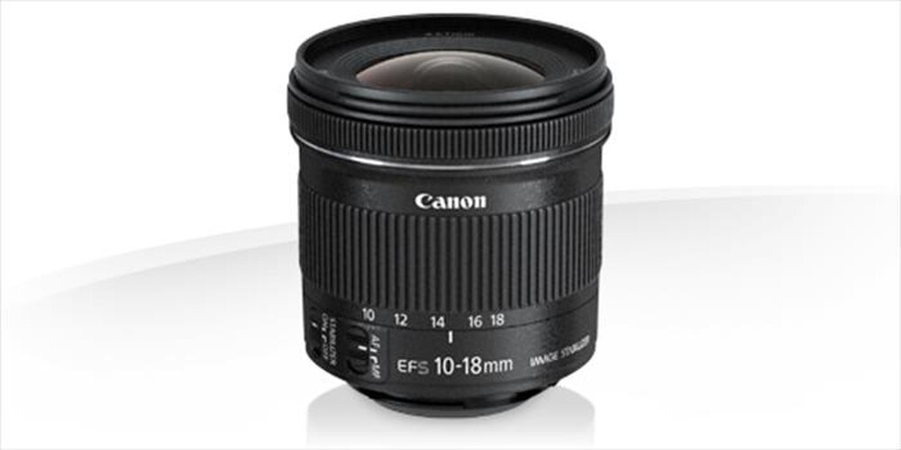 "CANON - EF-S 10-18 mm f/4.5-5.6 IS STM-Black"