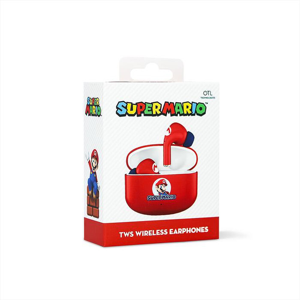 "OTL - Auricolari Bluetooth SUPER MARIO RED CORE TWS"