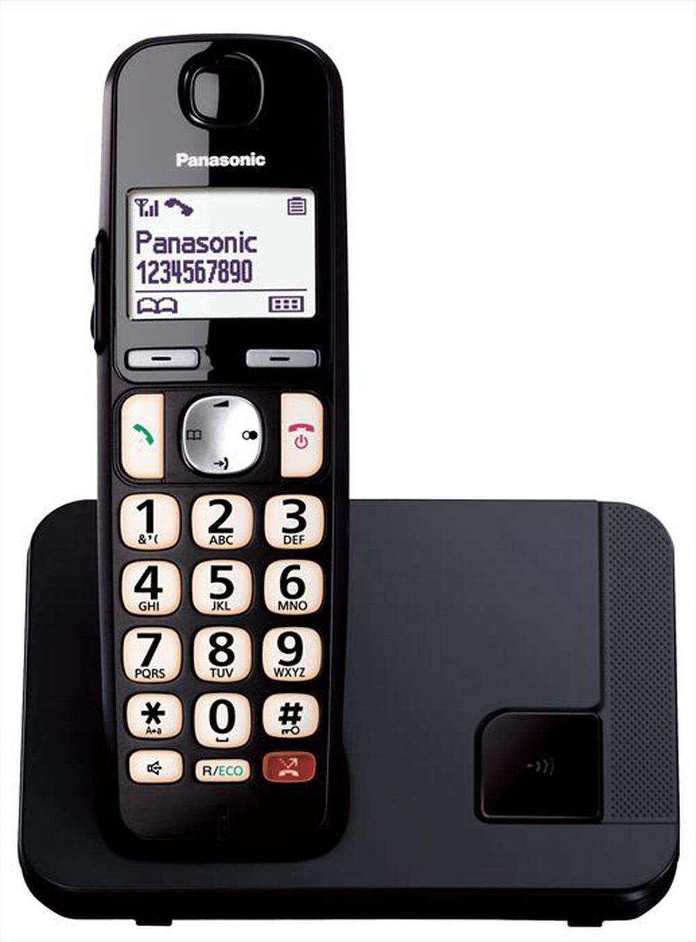 "PANASONIC - KX-TGE250JTB-Nero"