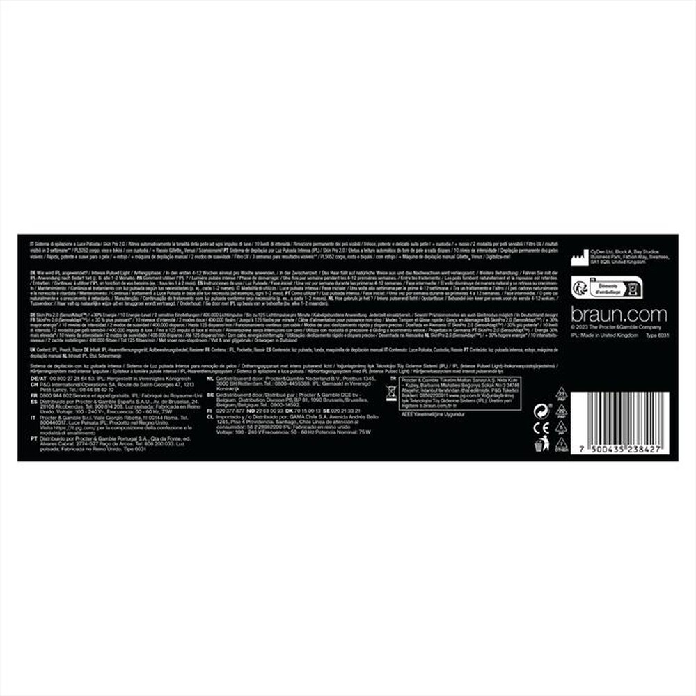 Immagine del prodotto BRAUN - Epilatore a luce pulsata PL5052