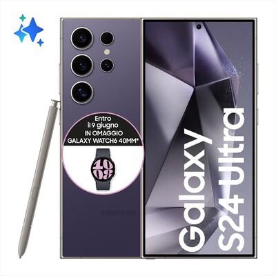SAMSUNG - GALAXY S24 ULTRA 256GB-Titanium Violet
