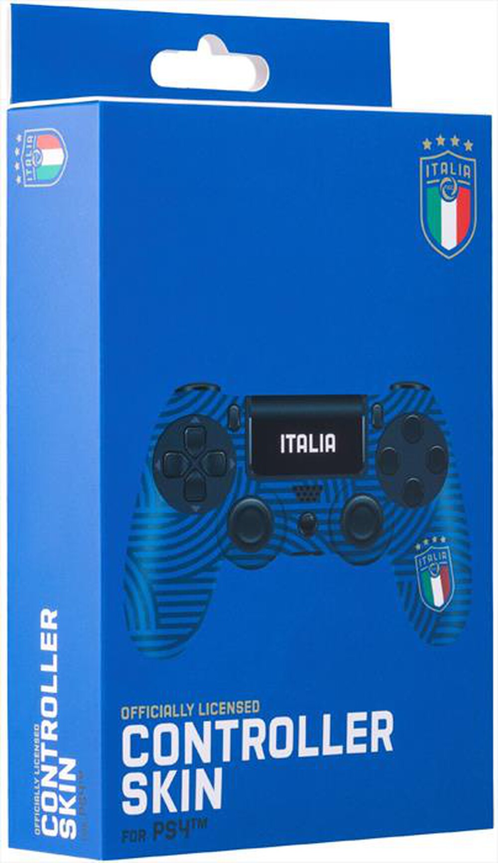 "QUBICK - CONTROLLER SKIN FIGC-NAZIONALE ITALIANA DI CALCIO-AZZURRO BIANCO"