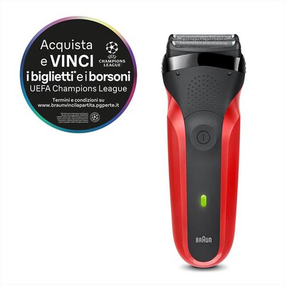 BRAUN - SERIES 3 300S-Nero/Rosso