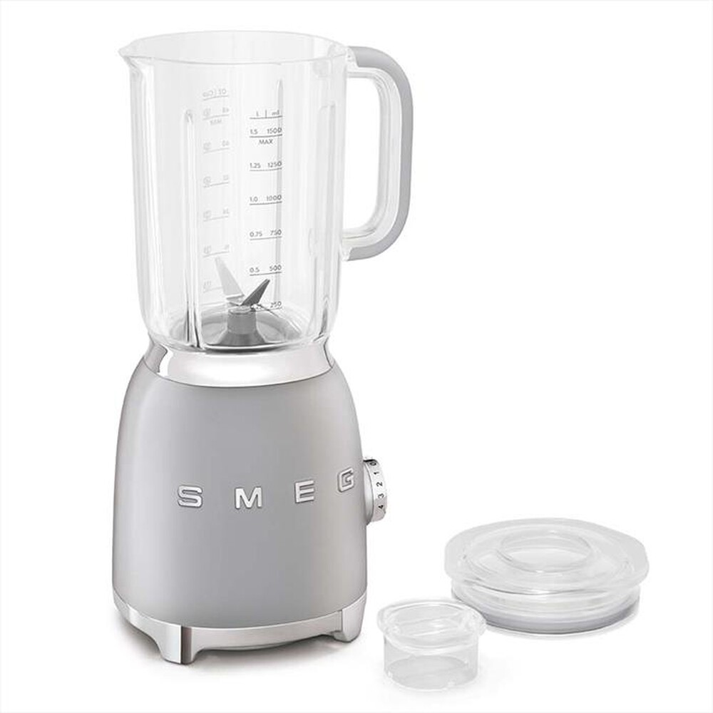 "SMEG - Frullatore da Tavolo 50's Style – BLF01SVEU-silver"