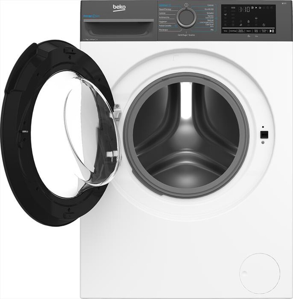 "BEKO - Lavatrice EnergySpin 7Kg Classe A BMEUWSU4721A-Black White"