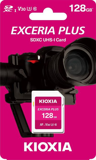KIOXIA - SD EXCERIA PLUS NPL1 UHS-1 128GB - Rosa