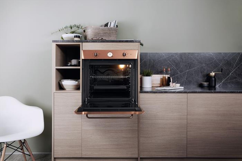 "HOTPOINT ARISTON - Forno incasso elettrico + gas FIT 804 H RAME"