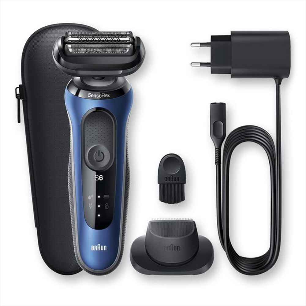 "BRAUN - Rasoio SERIES 6 60-B1200S-Blu"